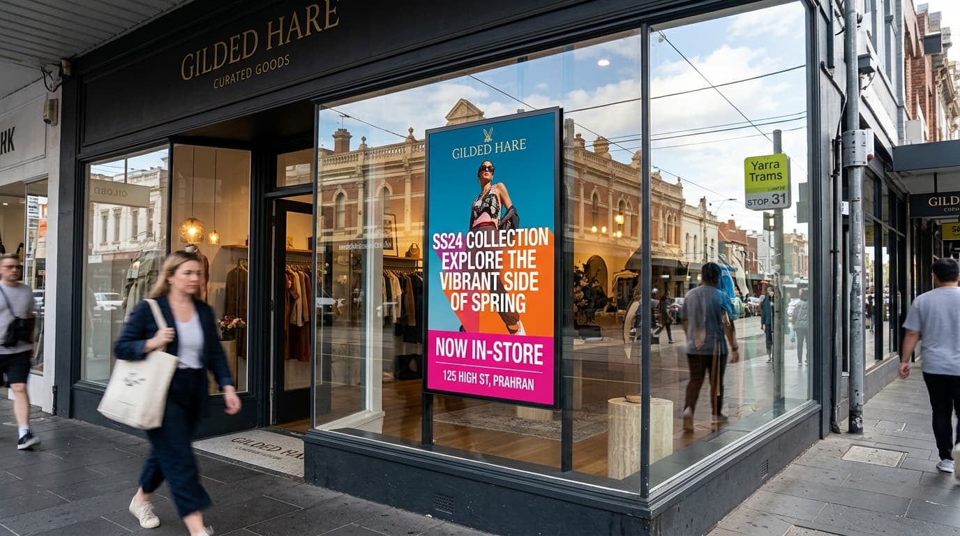 Retail Window Screens